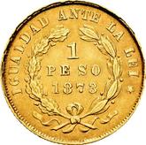 Reverse 1 Peso 1873 So