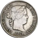 Obverse 10 Centavos 1865