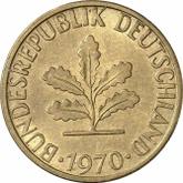 Reverse 5 Pfennig 1970 F