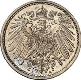 Reverse 5 Pfennig 1914 A