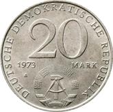 Reverse 20 Mark 1973 A Otto Grotewohl