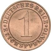 Obverse 1 Reichspfennig 1936 D