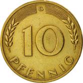 Obverse 10 Pfennig 1969 G