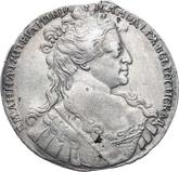 Obverse Rouble 1734 Lyrical portrait