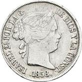 Obverse 4 Reales 1858