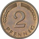 Obverse 2 Pfennig 1965 J