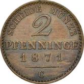 Reverse 2 Pfennig 1871 C