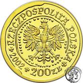 Obverse 200 Zlotych 2002 MW NR White-tailed eagle