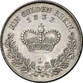 Reverse Gulden 1833 L
