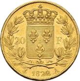 Reverse 20 Francs 1822 A