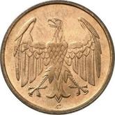 Obverse 4 Reichspfennig 1932 G