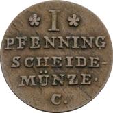 Reverse 1 Pfennig 1818 C