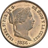 Obverse 10 Céntimos de real 1856