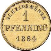 Reverse 1 Pfennig 1864