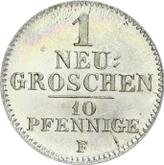 Reverse Neu Groschen 1846 F