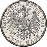 Reverse 2 Mark 1905 E Saxony