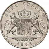 Reverse 2 Gulden 1846