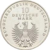 Reverse 10 Mark 1998 F German mark