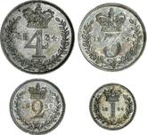 Reverse Coin set 1834 Maundy