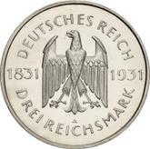 Obverse 3 Reichsmark 1931 A Stein