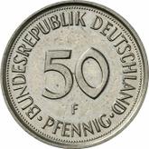 Obverse 50 Pfennig 1990 F