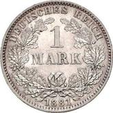 Obverse 1 Mark 1881 E