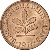 Reverse 2 Pfennig 1976 F