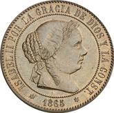Obverse 5 Céntimos de escudo 1865