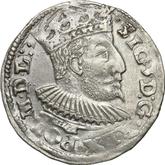 Obverse 3 Groszy (Trojak) 1595 IF Lublin Mint