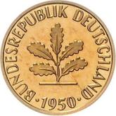 Reverse 5 Pfennig 1950 F