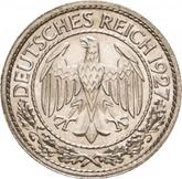 Obverse 50 Reichspfennig 1927 E