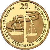 Reverse 100 Zlotych 2010 MW KK 25th Anniversary of the Establishing of the Constitutional Tribunal Activity