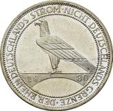 Reverse 3 Reichsmark 1930 A Rhineland Liberation