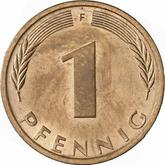 Obverse 1 Pfennig 1976 F
