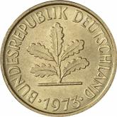 Reverse 5 Pfennig 1973 F