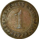 Obverse 1 Reichspfennig 1930 G