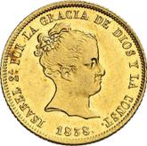 Obverse 80 Reales 1838 M CL