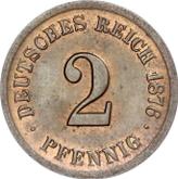 Obverse 2 Pfennig 1876 F