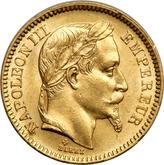 Obverse 20 Francs 1864 BB