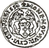 Reverse Ducat 1558 Danzig