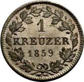 Reverse Kreuzer 1859