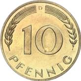 Obverse 10 Pfennig 1949 D Bank deutscher Länder