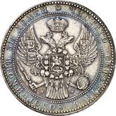 Obverse 1-1/2 Roubles - 10 Zlotych 1838 MW