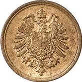 Reverse 1 Pfennig 1875 C