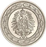 Reverse 20 Pfennig 1887 A