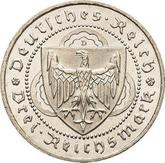 Obverse 3 Reichsmark 1930 D Vogelweide