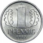 Obverse 1 Pfennig 1987 A