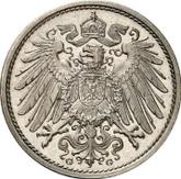 Reverse 10 Pfennig 1913 G