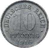 Obverse 10 Pfennig 1916 J
