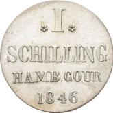 Reverse 1 Shilling 1846